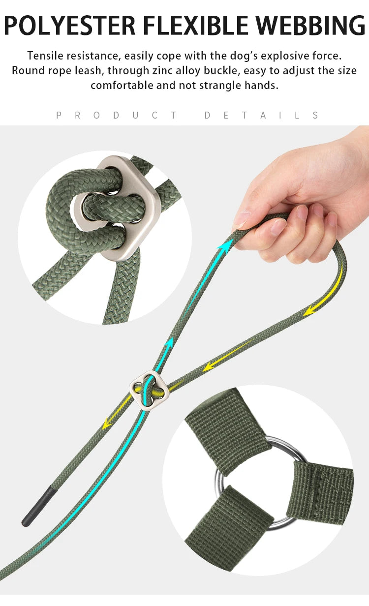 Adjustable Dog Harness & Leash Set – Reflective Vest for Small & Medium Dogs, Puppies & Cats