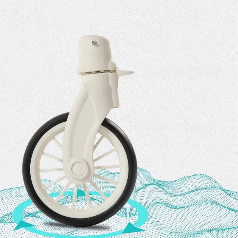 Ultralight Foldable Pet Stroller – 4-Wheel Pet Cart for Cats & Small Dogs up to 15KG