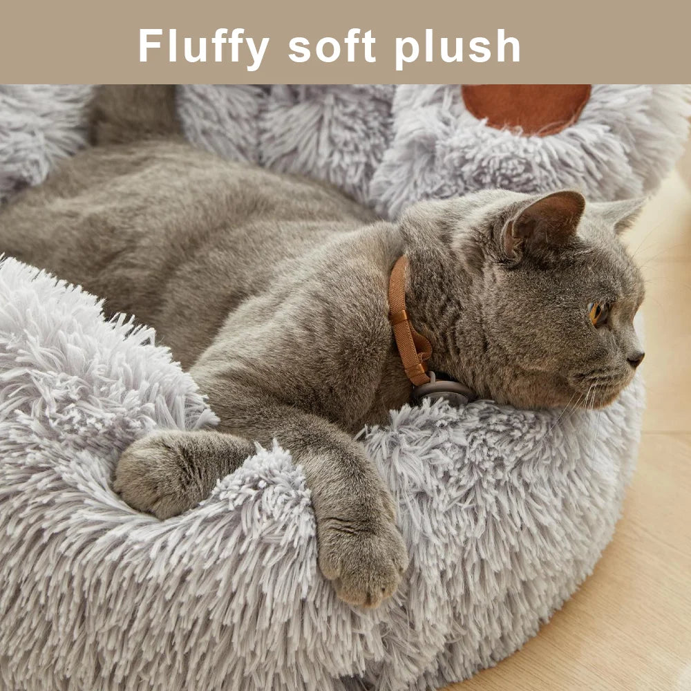 Fluffy Dog Bed – Plush Kennel & Pet Bedding for Small, Medium & Large Dogs and Cats