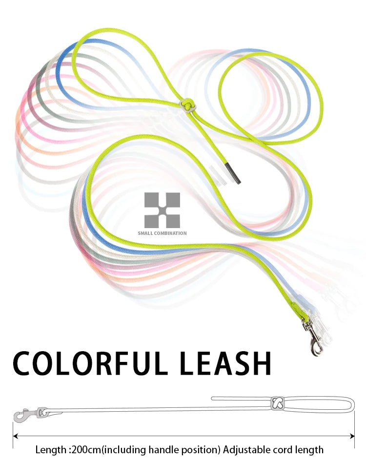 Adjustable Dog Harness & Leash Set – Reflective Vest for Small & Medium Dogs, Puppies & Cats