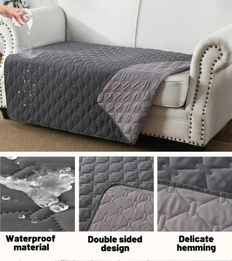 Double-Sided Waterproof Dog Bed Cover – Pet Blanket & Sofa Furniture Protector for Dogs