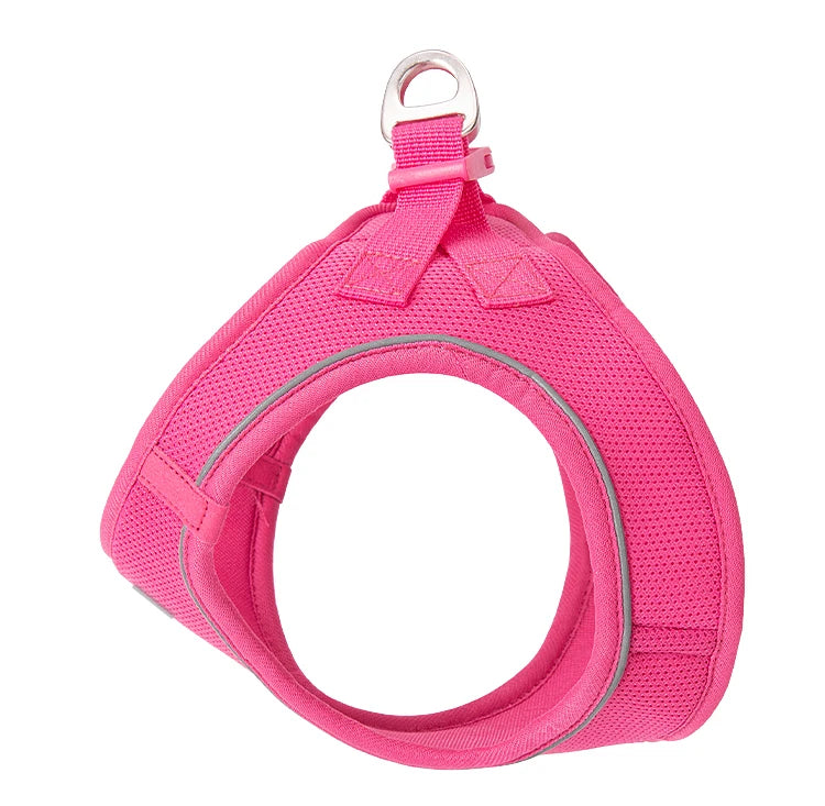 Adjustable Dog Harness & Leash Set – Reflective Vest for Small & Medium Dogs, Puppies & Cats