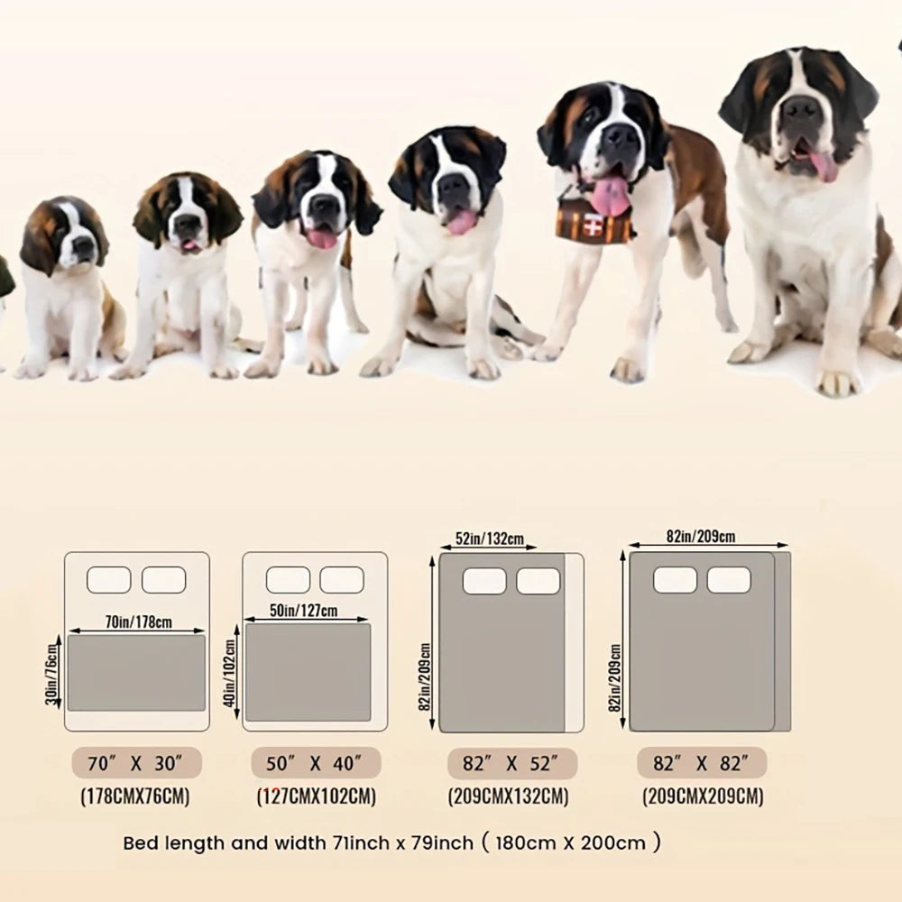 Double-Sided Waterproof Dog Bed Cover – Pet Blanket & Sofa Furniture Protector for Dogs